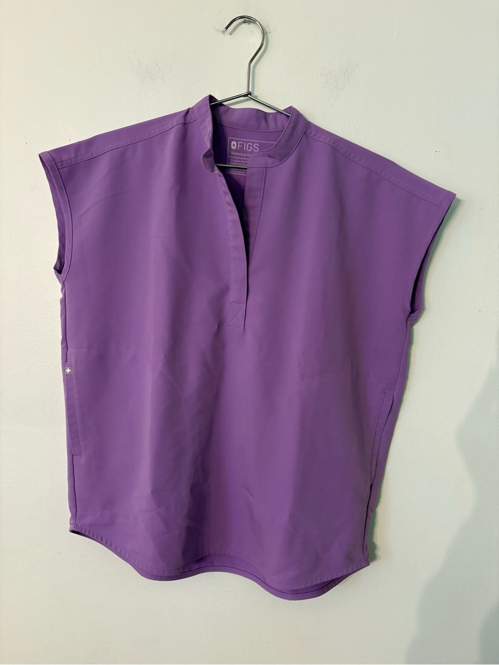 FIGS Purple Relaxed Tunic Top